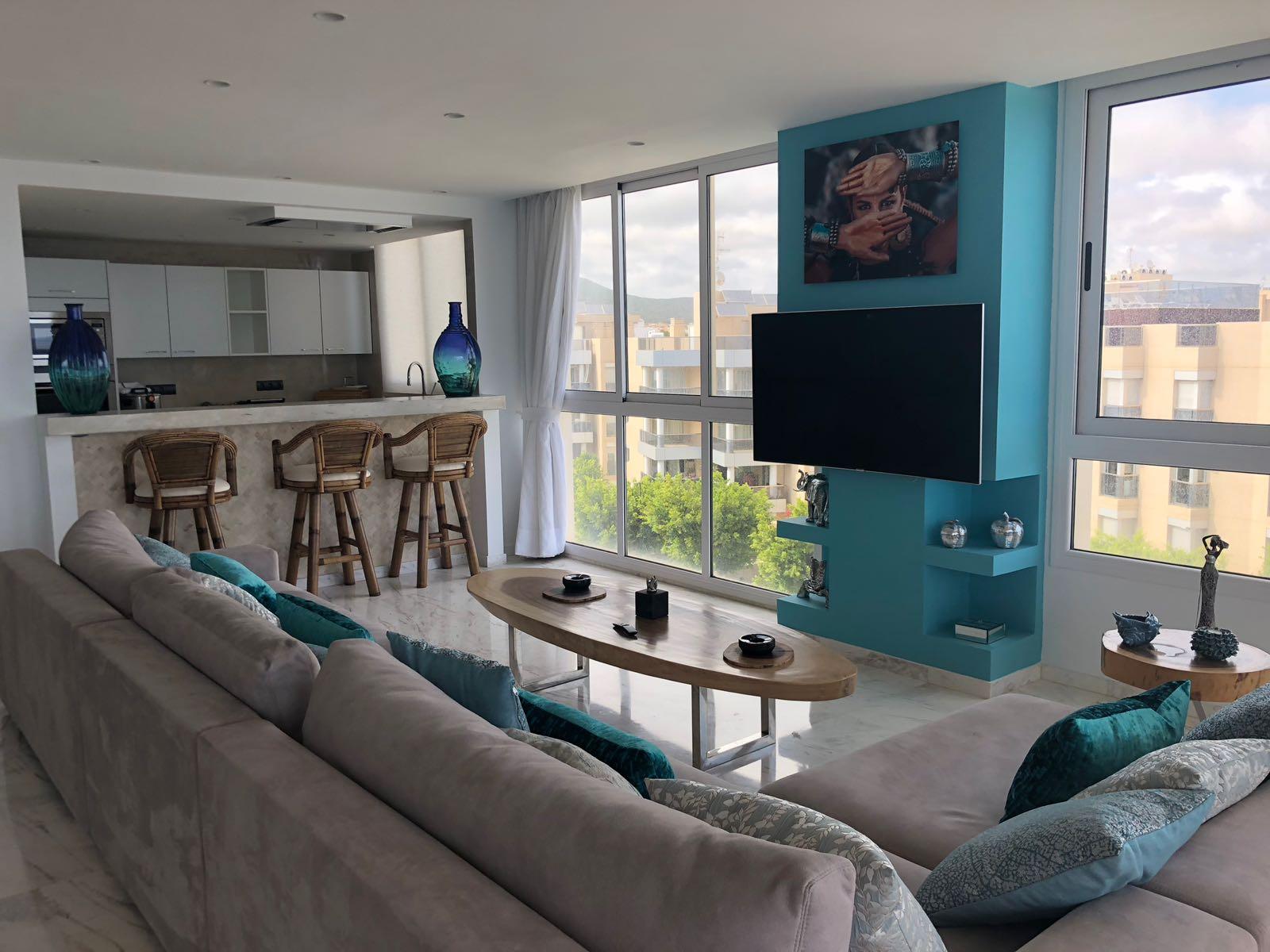 Spectacular luxury duplex penthouse for sale in Playa d'en Bossa