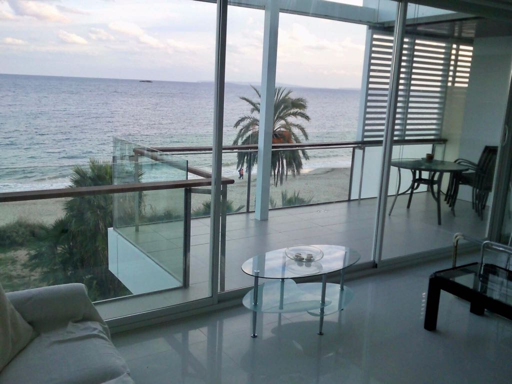 Fantastic duplex apartment with frontal sea views, for sale in Playa d'en Bossa, Ibiza
